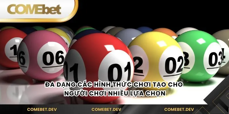 Đa dạng các hình thức chơi tạo cho người chơi nhiều lựa chọn
